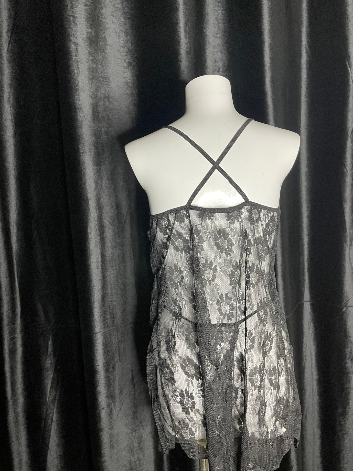 Sexy Turkish Lace V-Cut Bodysuit